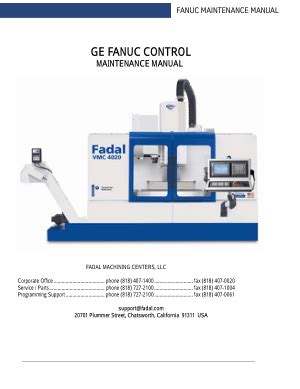 Fanuc cnc control manual fadal mill. - National pharmacy technician exam study guide.