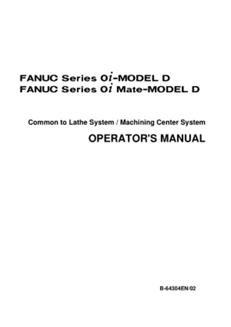 Fanuc oi md macro manual b 64304en. - Emergency medicine handbook by lynn p roppolo.