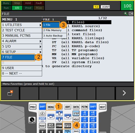Fanuc program adjust.  Users access it through the menu and can enable, d...