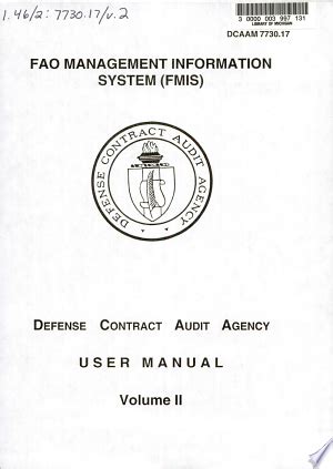 Fao management information system fmis user manual by united states defense contract audit agency. - Winchester model 50 shotgun owners manual.