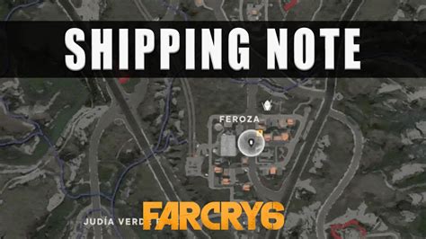 Far Cry 6 shipping note at Camp Maximas location - YouTube