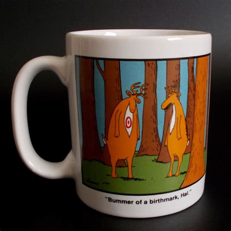 Far Side Mug Bummer of A Birthmark Humor Deer Cartoon …