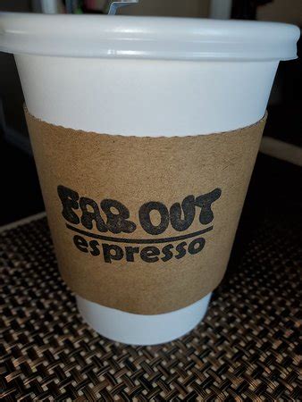 Far out espresso. Profile & Reviews for Far Out Espresso, a Coffee Shop in Georgetown. Call: +1 502-735-9151. Address: 1191 Lexington Rd, Georgetown, KY 40324. Read reviews, order online, and learn more here! 