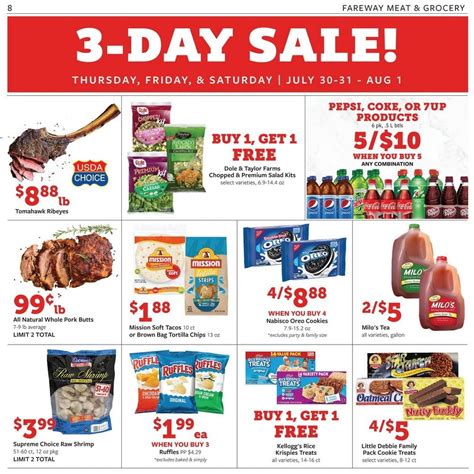  CEDAR RAPIDS, IA 52404 Store: (319) 396-4585. Monday - Saturday: 7:00am - 9:00pm (closed Sundays) ... Grocery Store Ads. At Fareway, you're family, and as part of our ... . 
