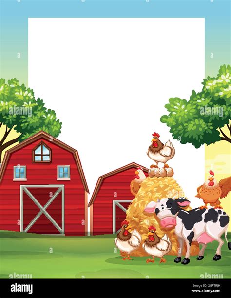 Farm Animals Border - Etsy