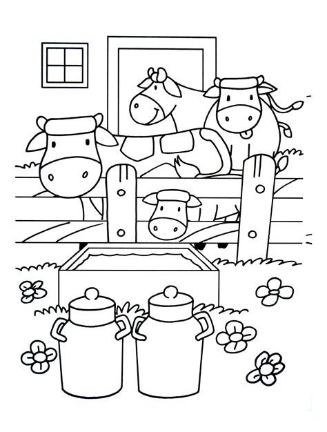 Farm Coloring Pages