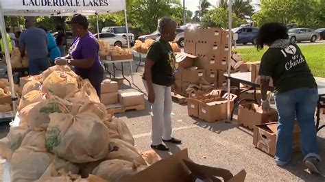 Farm Share distributes food in Lauderdale Lakes as demand surges after historic floods