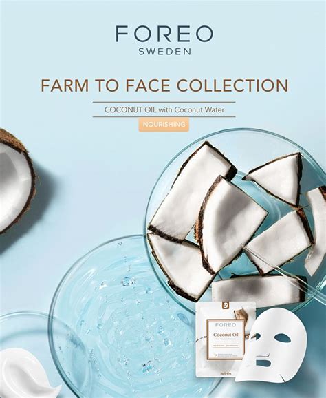 Farm To Face Sheet Mask - Coconut Oil, 3-Pk. - Macys