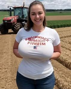 Farm girls boobs.  #FarmLife #GirlsWhoFarm #EmpowerWomenJoin us in this exciti...
