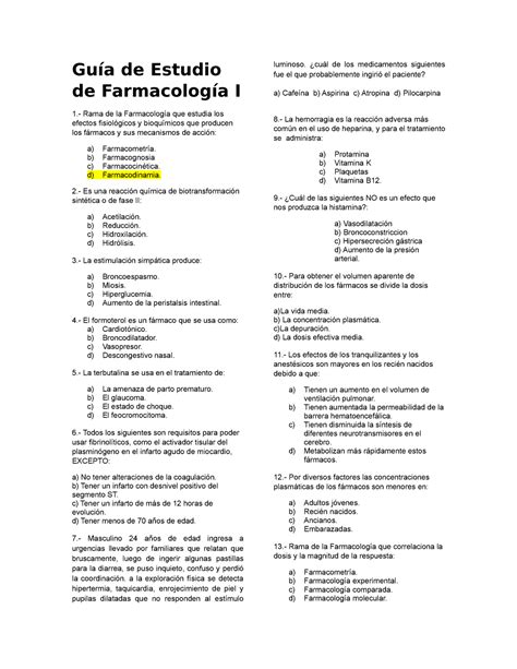 Farmacología básica guía de estudio respuestas. - Audi a4 2015 concert 3 radio manual.
