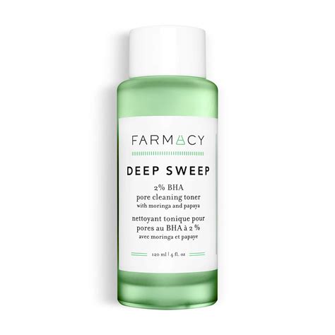 Farmacy toner. After you cleanse and restore your skin, we recommend using a toner to remove impurities and prep your skin for the next steps. Try our Deep Sweep Pore Cleaning Toner, an alcohol-free BHA toner designed to deep clean your pores without stripping your skin of your natural oils. A toner can be used in your AM and PM routine and should be followed ... 