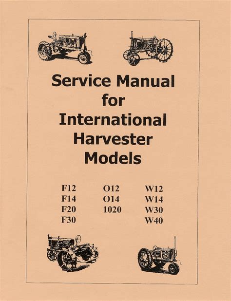 Farmall f 12 f 14 service manual mccormick deering tractor. - K9 behavior basics a manual for proven success in operational service dog training k9 professional training series.