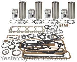 International Harvester / Farmall H Major Overhaul Kit for sale, OK212. 152 CID 4 cylinder gas engines overbore 3-3\8 to 3-7\16 . For tractor models H SN# <106970, H SN-106908 to 391357, HV SN# <106970, HV SN-106908 to 391357, O4 SN# <33339, OS4 SN# <33339, W4 SN# <33339. Kits include, 4 Piston liner kits, 1 Main bearing set in Standard, .010 or .020, 4 Conn rod bearings, in Standard, .010 or ....