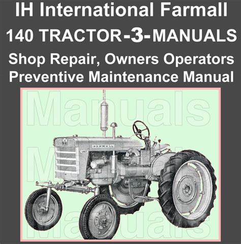 Farmall ih 140hc tractor preventive maintenance manual instant. - Döendes makt och odin i trädet..