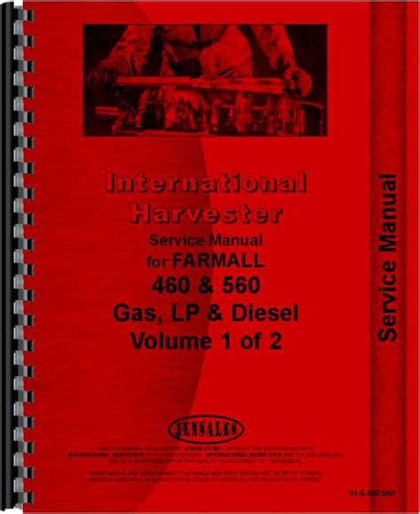 Farmall tractor service manual ih s 460560. - Cummins diesel engine isx egr wiring manual.