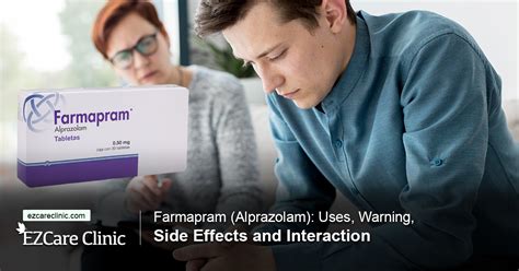 Farmapram side effects. Alprazolam, under the brand name Farmapram, is a potent benzodiazepine medication that exerts its therapeutic effects by interacting with the brain and nerves ... 