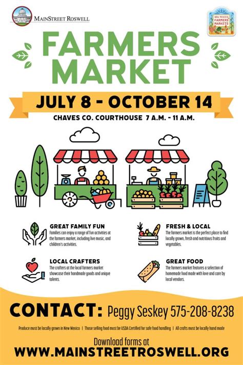 Farmers market roswell nm weekly ad. View the Roswell Farmers' Market in Roswell, NM and get shopping. Find the address, contact information, hours, and more about the Roswell Farmers' Market as well as all … 