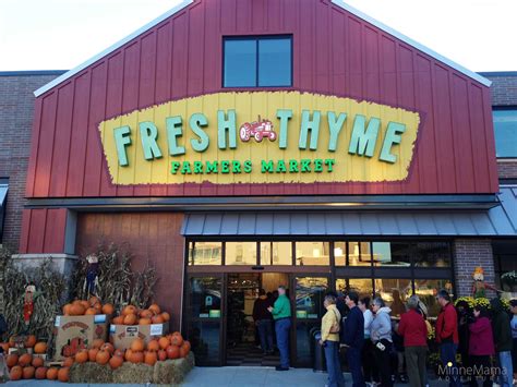 Farmers thyme. 14727 Fresh Thyme Market Dr. Carmel, IN 46033. 317-975-7203. 7am-9pm daily. Build a Shopping List. Pickup. View Details Show on Map. Downers Grove, IL. 325 Ogden Avenue. 