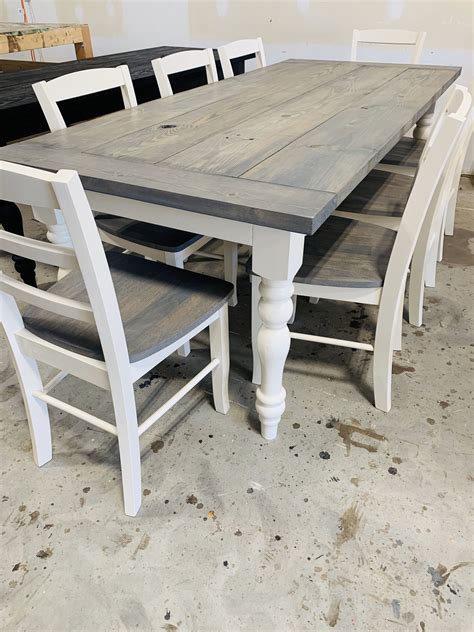Farmhouse Table With Modern Chairs