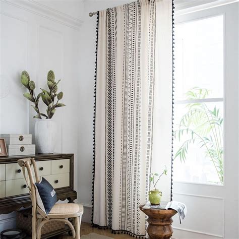 Buy YoKii Boho Kitchen Curtains 36 Inch Length, Modern Farmhouse Cotton Linen Short Window Panel Country Gingham Tassel Cafe Semi-Transparent Small Tier Curtain Decor (Tiers - 24 x 36, Tan): Valances - Amazon.com FREE DELIVERY possible on eligible purchases. 