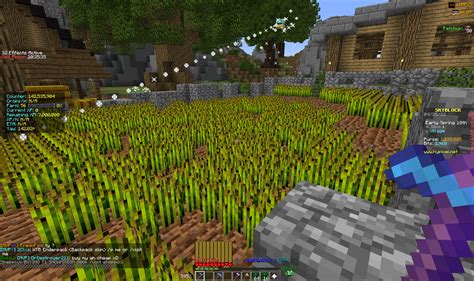 Farming setup hypixel skyblock. Apr 18, 2023. #3. Number1KeeganThompsonFan said: Afaik the best way is to just hold down shift and walk forwards/backwards while looking straight up. That would probably be either 90-100 speed without shift or around 350 speed with shift but I haven't coco farmed in a while. 155 speed at a 90 degree angle with going back and forth while … 