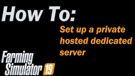 Farming simulator 19 dedicated server setup.  These are: make it easier to proc distance aptitud...