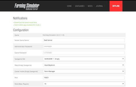 Farming simulator dedicated server. xml that you can edit 1.  Fight full-scale ...