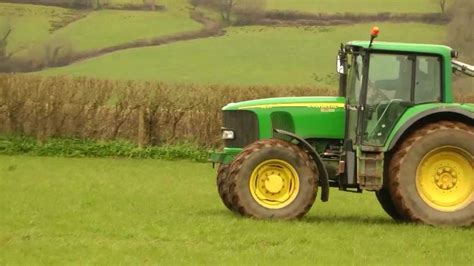 Farming with a small tractor - YouTube