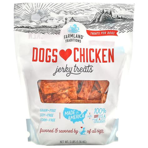 Farmland Traditions Dogs Love Chicken, Jerky …