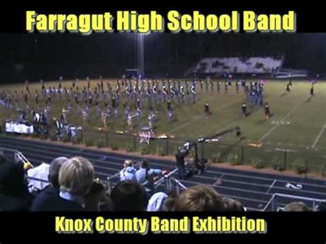 Farragut High School Band Knox County Band Exhibition - YouTube