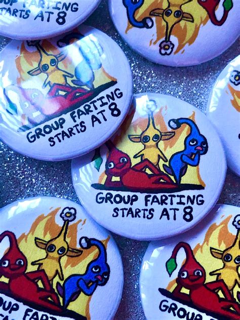 Farting Badge - Etsy