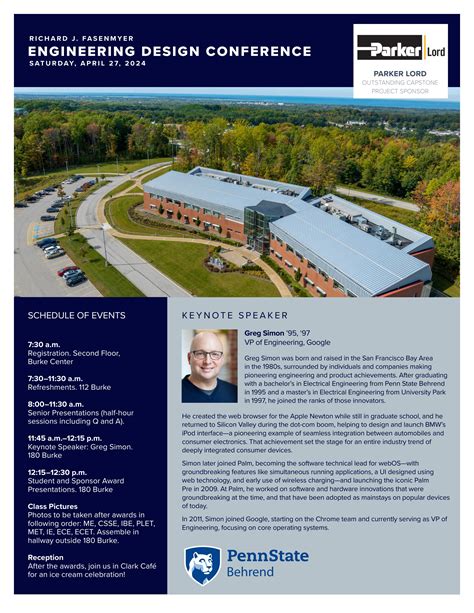 Fasenmyer Engineering Design Conference Program 2024 by Penn State