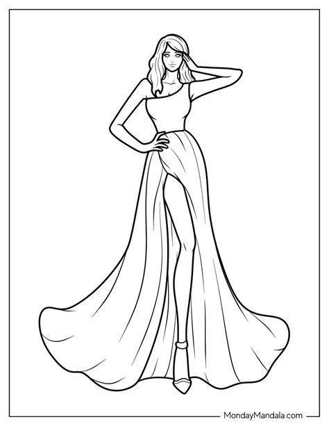 Fashion Coloring Sheets
