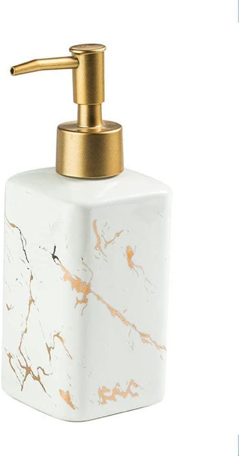 Fashion Soap Dispenser 10.82OZ Ceramic Soap Dispenser with