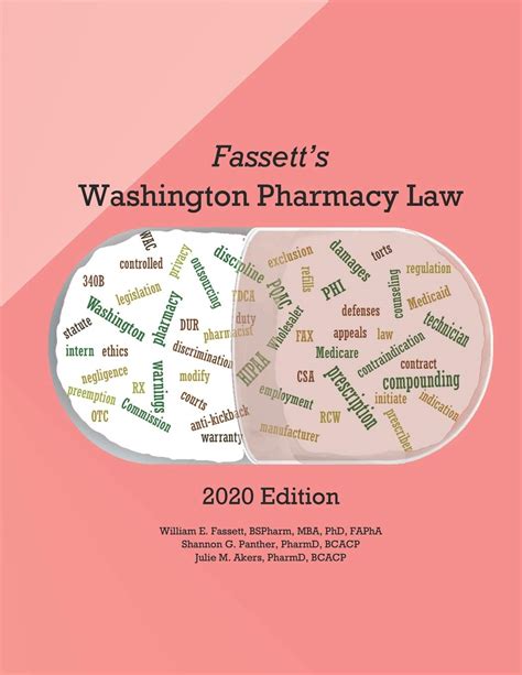 Download Fassetts Washington Pharmacy Law 2019 By Dr William E Fassett