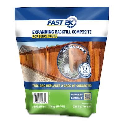 Fast 2K Polyurethane Fence Post Mix (Actual Net Contents 32.8fl oz