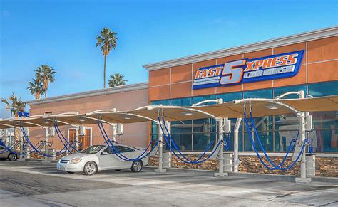 Fast 5 car wash. Fast5Xpress is a well-recognized self-service car wash brand with multiple locations throughout California. They are known for their affordable wash packages ... 