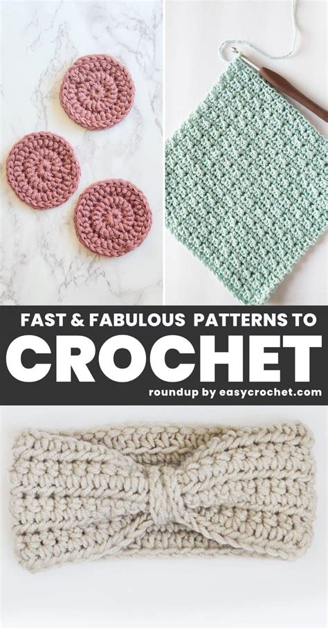 Fast Easy Crochet Patterns