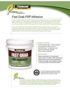 Fast Grab FRP Adhesive - commercialdrywall.com