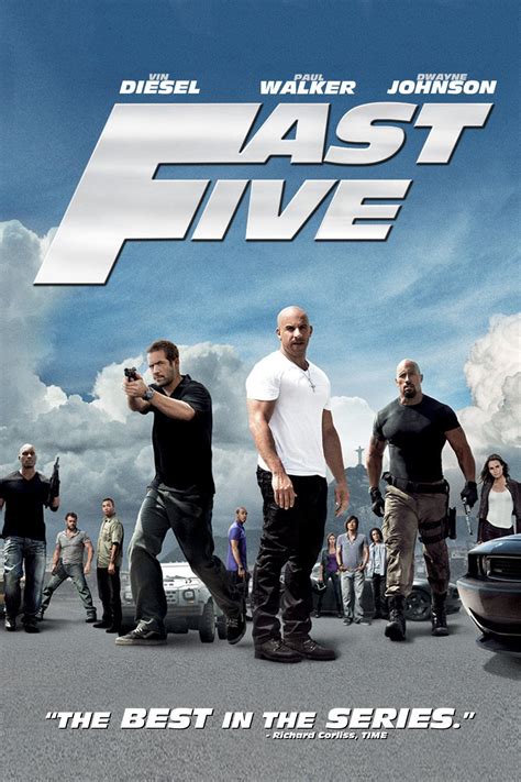 Fast and fruious 5. Fast & Furious 5 (tunnetaan myös nimellä Fast & Furious 5: Keikka Riossa) ( engl. Fast Five) on Hurjapäät -elokuvasarjan viides osa. Elokuvan ensi-ilta Yhdysvalloissa oli 29. huhtikuuta 2011 ja Suomessa 4. toukokuuta 2011. 