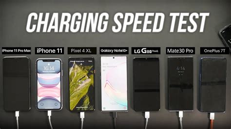 Fast charging speed test. .  ...