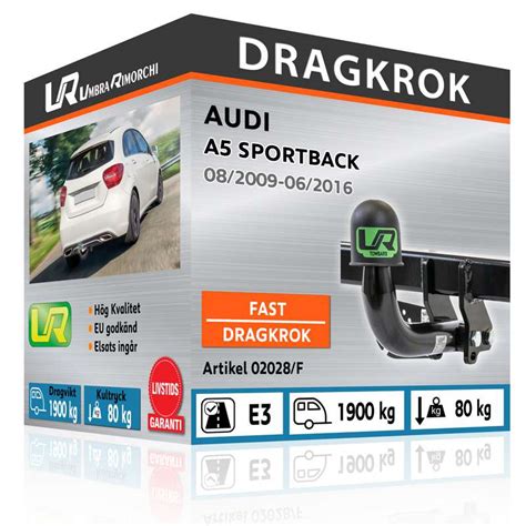 Fast dragkrok till Audi A5 Sportback - Auto-Hak - DragkrokExperten