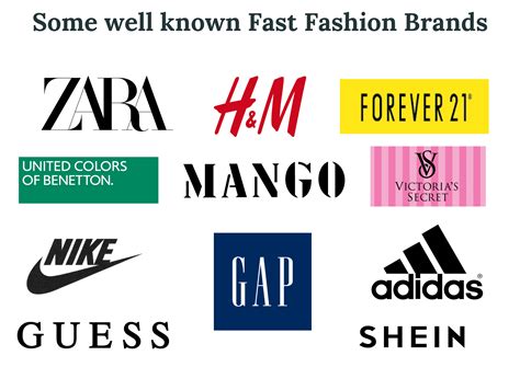 Fast fashion brands. Things To Know About Fast fashion brands. 