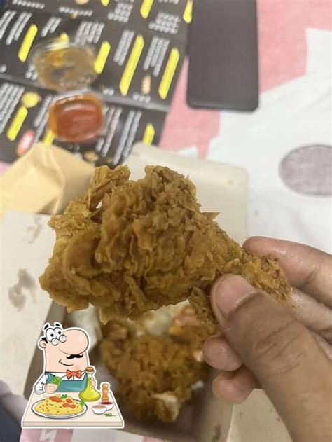 Fast food factory crispy chicken.  Another less-than-fast drive-through experience la...