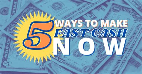 Fast money now. Sometimes, you just need a little extra cash without a long wait. Surveys and other quick tasks can pay a few bucks at a time and help you get money now. Taking surveys and playing games won’t replace your full-time job or get you to $5K fast, but it still helps put money in your bank account. Here’s how … 