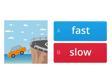 Fast or slow? - Quiz - wordwall.net