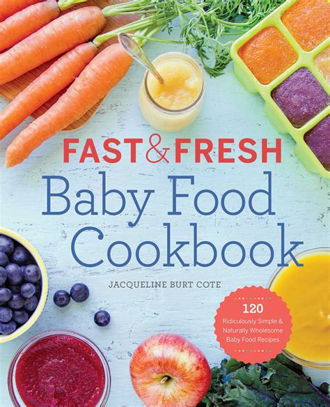 Read Online Fast  Fresh Baby Food Cookbook 120 Ridiculously Simple And Naturally Wholesome Baby Food Recipes By Jacqueline Burt Cote