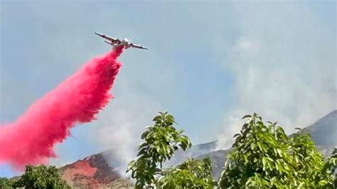Fast-moving brush fire erupts in San Bernardino County