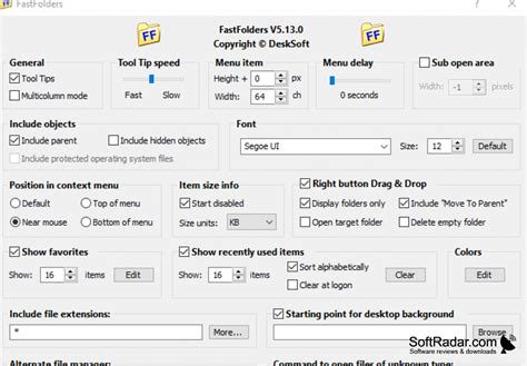 FastFolders for Windows