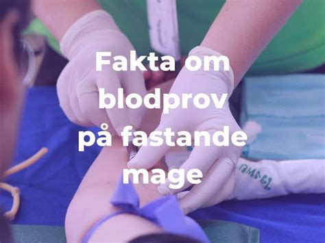 Fastande mage blodprov